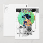 Teil gesehen - Teil von Charles R. Mackintosh Postkarte (Vorne/Hinten)