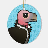 Teil-gesichtiger Geier Keramikornament (Links)