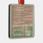 Teil I Europa Silbernes Ornament (Rechts)