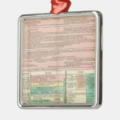 Teil I Europa Silbernes Ornament (Links)