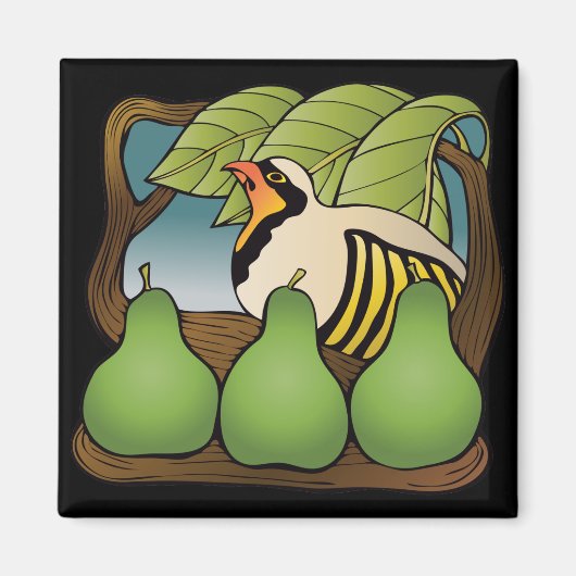 Teil in einer Birne Magnet (Vorne)