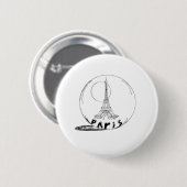 Teil in einer Glaskugel Button (Vorne & Hinten)