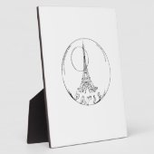 Teil in einer Glaskugel Fotoplatte (Seite)