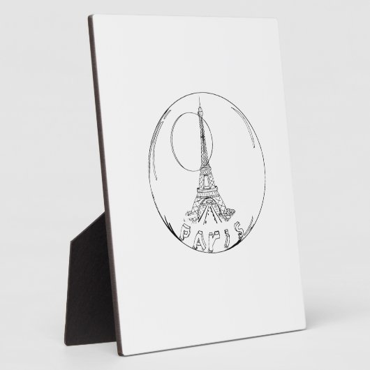 Teil in einer Glaskugel Fotoplatte (Seite)