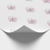 Teil in einer Glaskugel Geschenkpapier (Ecke)