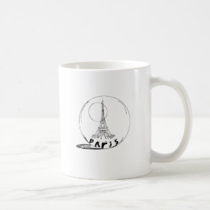 Teil in einer Glaskugel Kaffeetasse