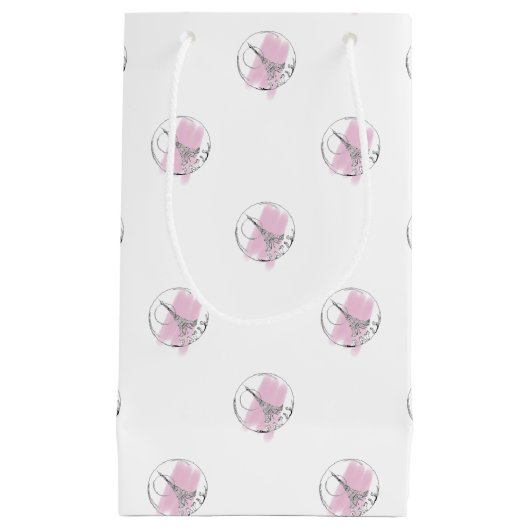 Teil in einer Glaskugel Kleine Geschenktüte (Vorderseite)