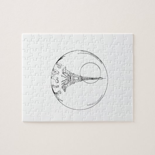 Teil in einer Glaskugel Puzzle (Horizontal)