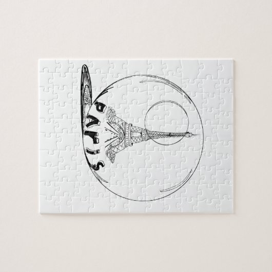 Teil in einer Glaskugel Puzzle (Horizontal)