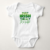 Teil Irish All Trouble Baby Strampler (Vorderseite)