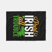 Teil Irish All Trouble Fleecedecke (Vorderseite (Horizontal))