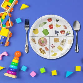 Teil Kontrolle 9" Teller, besondere Bedürfnisse Pappteller