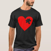 Teil meines Herzens Paare Valentinas T - Shirt (Vorderseite)