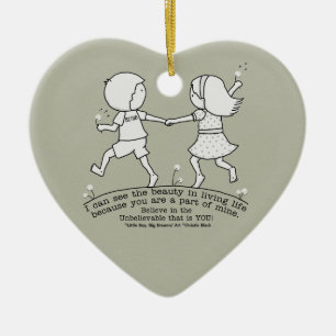 Teil meines Lebens Keramik Ornament