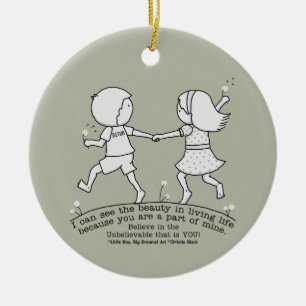 Teil meines Lebens Keramik Ornament