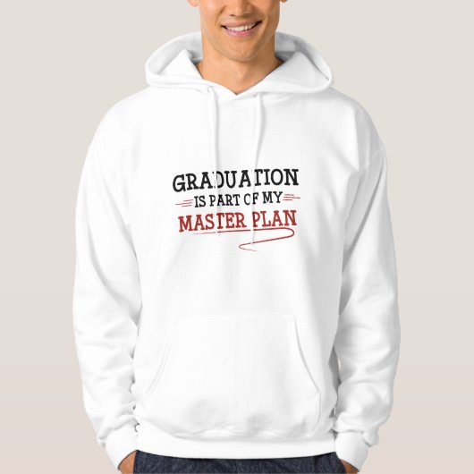 Teil meines Masterplans Hoodie (Vorderseite)