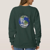 Teil meines weltweiten, dynamischen Familientextes Sweatshirt (Rückseite)