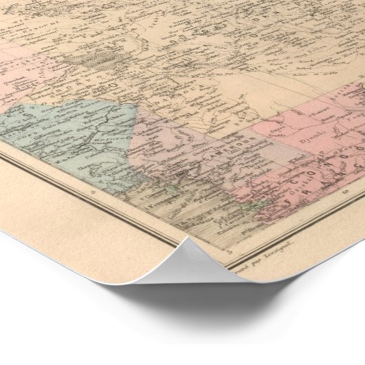 Teil Nordostafrika Poster (Ecke)