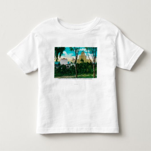 Teil San Diegos Skyline EL Corte zeigend Kleinkind T-shirt (Vorderseite)