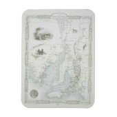 Teil Südaustraliens, aus einer Serie von World Ma Magnet (Vertikal)