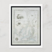 Teil Südaustraliens, aus einer Serie von World Ma Postkarte (Vorderseite)