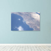 Teil Südkaliforniens, vom Weltraum aus gesehen Leinwanddruck (Insitu (Holzboden))