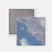 Teil Südkaliforniens, vom Weltraum aus gesehen Magnet (Vorderseite/Rückseite)