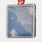 Teil Südkaliforniens, vom Weltraum aus gesehen Ornament Aus Metall (Links)