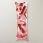 Teil von quadratischen Acrylteilen, Lachs bis Rot Seitenschläferkissen (Vorderseite Vertikal)