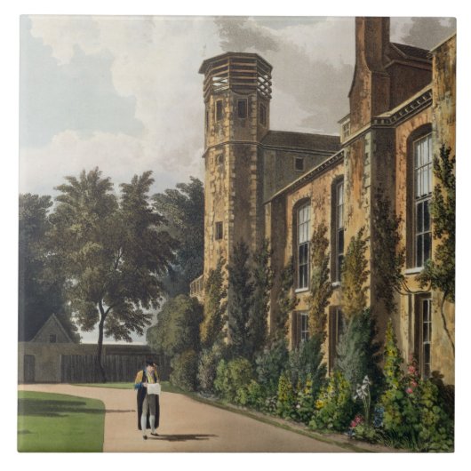 Teil von St Peter Uni (Peterhouse) von Fliese (Vorderseite)