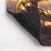 Teil Waschbär Teil Schlange Mousepad (Ecke)