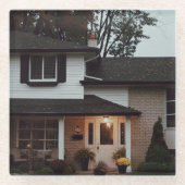 Teilbild des schönen Untersetzer aus Glas (Vorderseite)