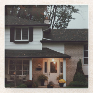 Teilbild des schönen Untersetzer aus Glas