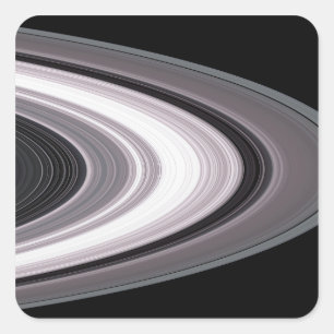 Teilchen in SaturnÃ¯Â ¿ Â ½ s schellt Quadratischer Aufkleber