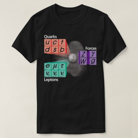 Teilchen Standard Model Higgs Boson Physical Teach T-Shirt (Design vorne)