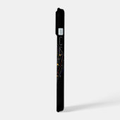 Teilchenkollision iPhone 15 Hülle (Linke Seite)