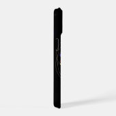 Teilchenkollision iPhone 15 Hülle (Rechte Seite)