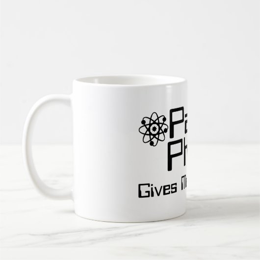 Teilchenphysik gibt mir einen Hadron Kaffeetasse (Links)