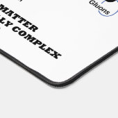 Teilchenphysik macht die Materie grundlegend Schreibtischunterlage (Ecke)