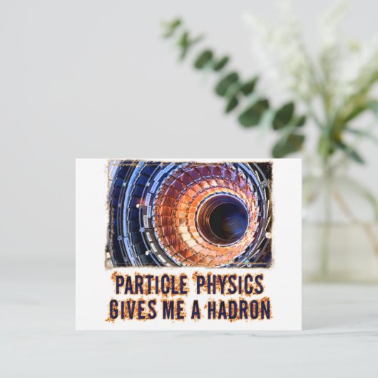 Teilchenphysik Postkarte (Stehend Vorderseite)