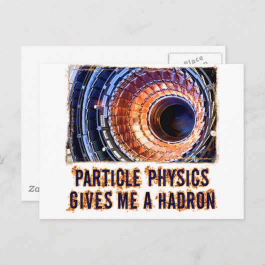 Teilchenphysik Postkarte (Vorne/Hinten)