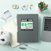 Teile deinen freien Aufkleber (iPad Hülle)