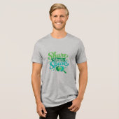 Teile Deines übrig Tri-Blend Shirt (Vorderseite voll)