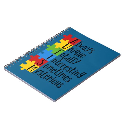 Teile des Autismus Notizblock (Linke Seite)