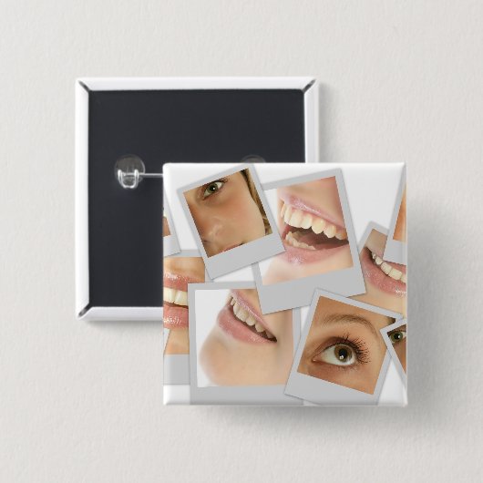 Teile des Gesichtes Button (Vorne & Hinten)