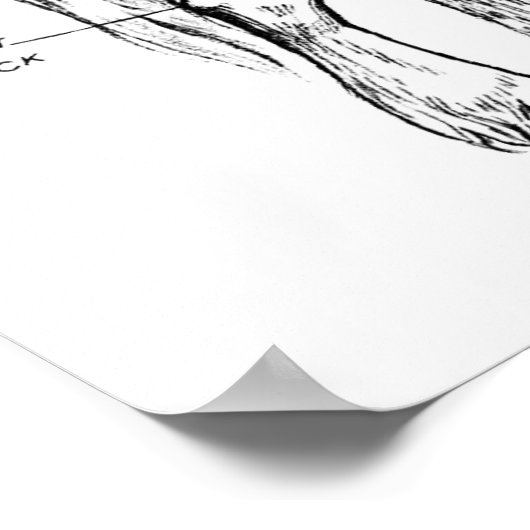 Teile des Pferdes Poster (Ecke)