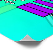 Teile, die eine Dekomposition darstellen = Mathema Poster (Ecke)