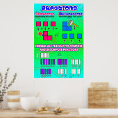 Teile, die eine Dekomposition darstellen = Mathema Poster (Küche)