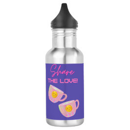 Teile die Liebe Edelstahlflasche