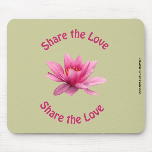 Teile die Liebe Mousepad (Vorne)